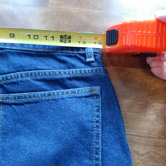 Asos Dark Blue Baggy Jeans - Picture 5 of 11